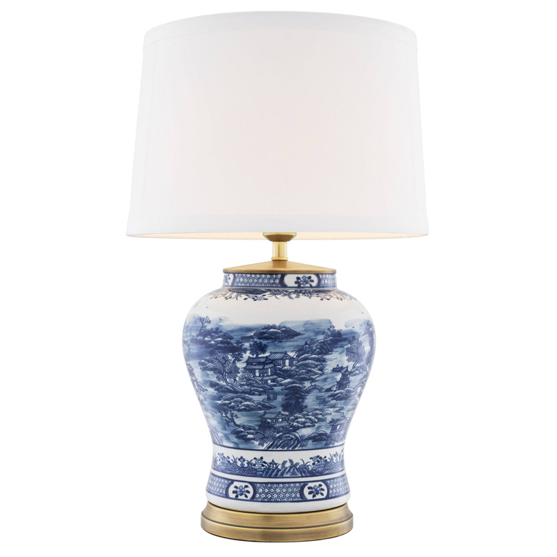   Eichholtz Table Lamp Chinese Blue       -- | Loft Concept 