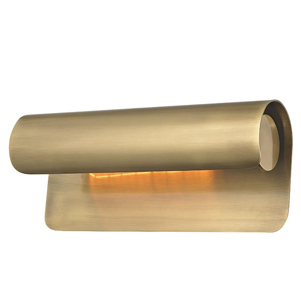  Hudson Valley 1513-AGB Accord 1 Light Wall Sconce In Aged Brass   -- | Loft Concept 