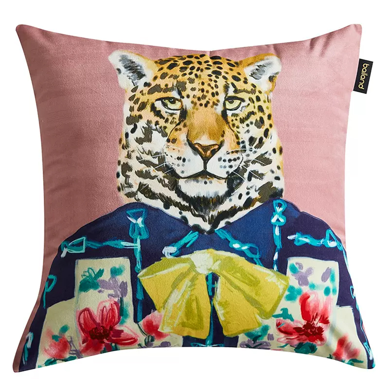    Gucci Leopard Fashion Animals Cushion Pink    -- | Loft Concept 