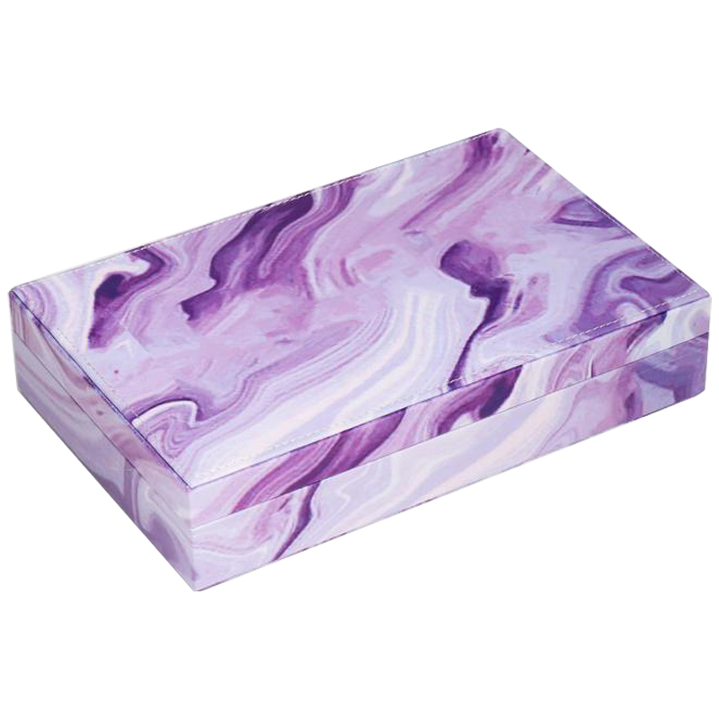  Marble Pattern Box violet   -- | Loft Concept 