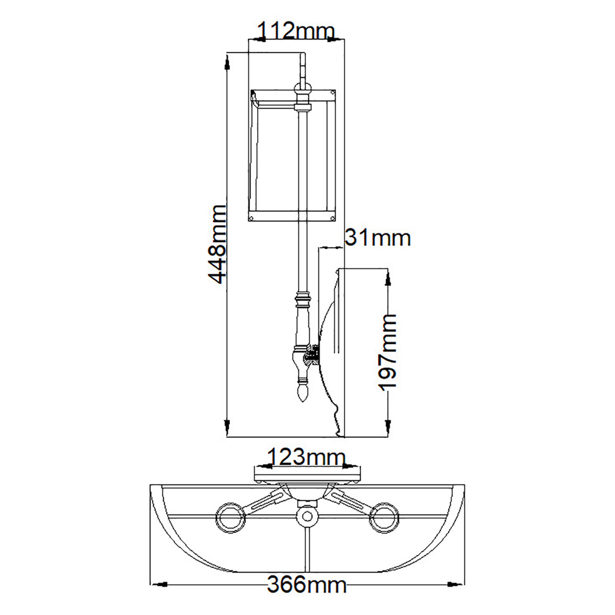 Бра с 2-мя бежевыми абажурами в классическом стиле Hinkley в Ростове-на-Дону