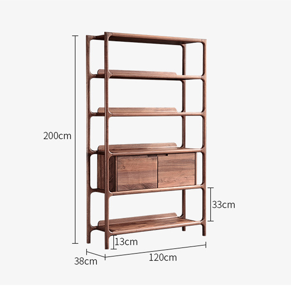 Стеллаж в гостиную для книг Moon Walnut Furniture в Ростове-на-Дону