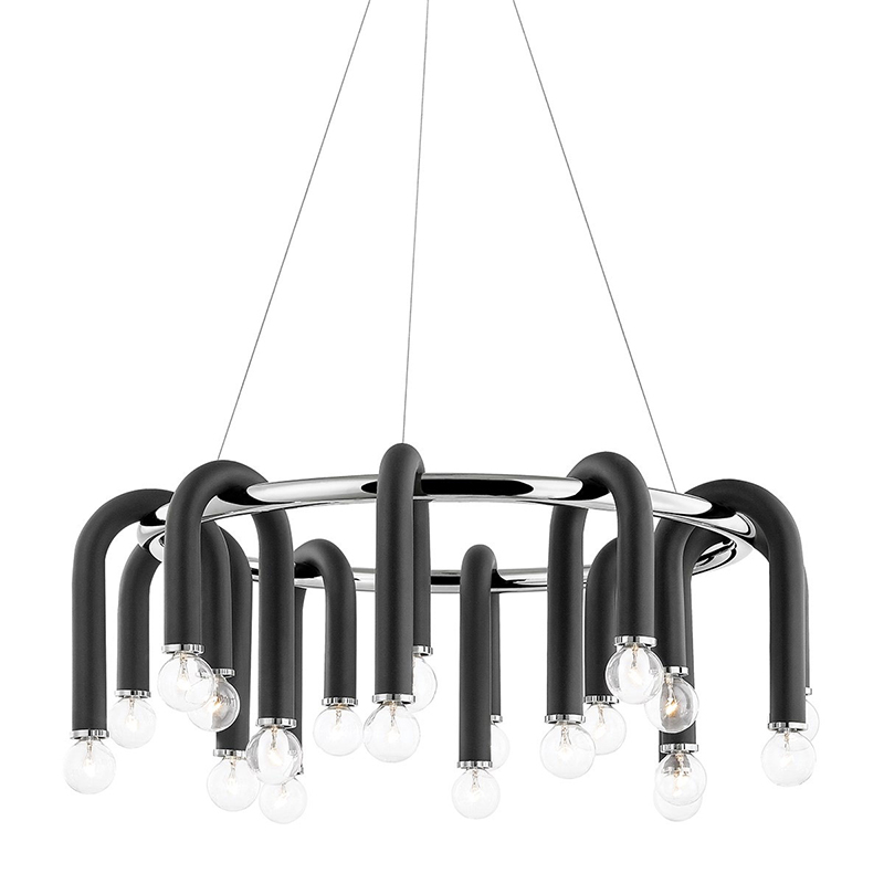  Paulson floppy chandelier round chrome    -- | Loft Concept 