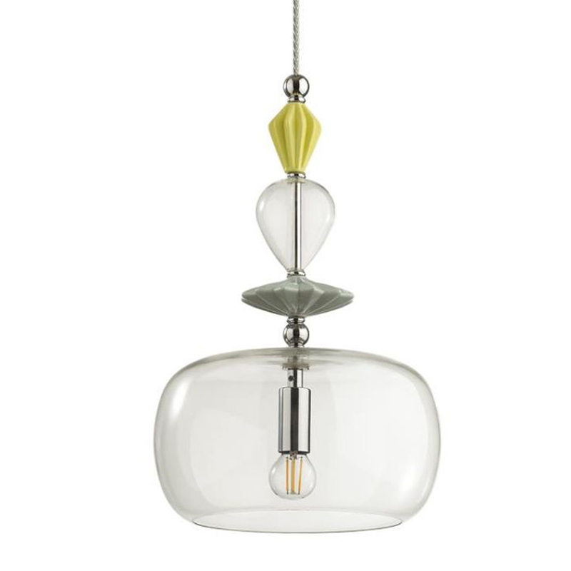   Iris Glas hanging lamp candy A chrome          -- | Loft Concept 