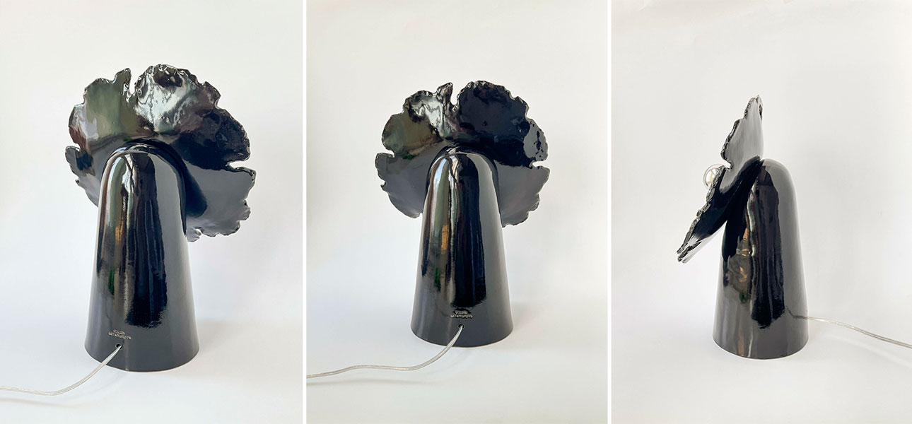 Настольная лампа FLOW medium (чёрный) - фото №2