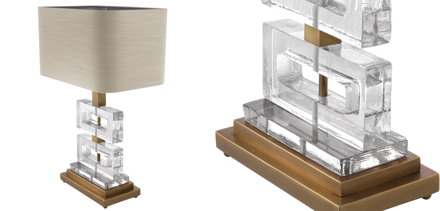 Настольная лампа Eichholtz Table Lamp Umbria Brass - фото