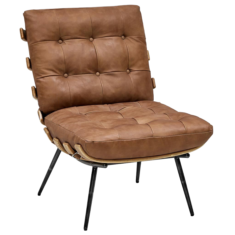  Philbert Chair brown leather   -- | Loft Concept 
