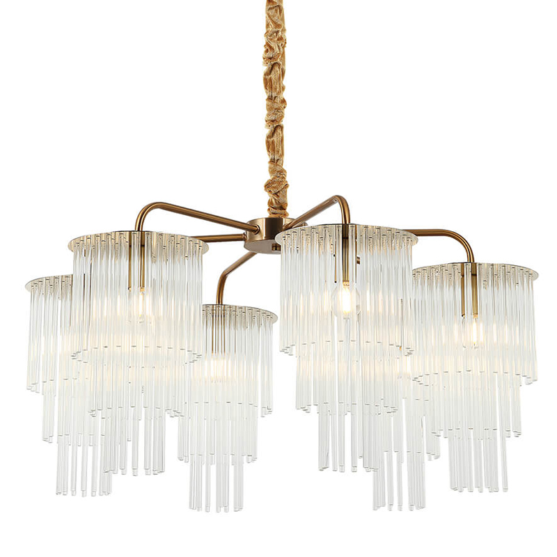  Harrison Chandelier gold 6 lamp     -- | Loft Concept 