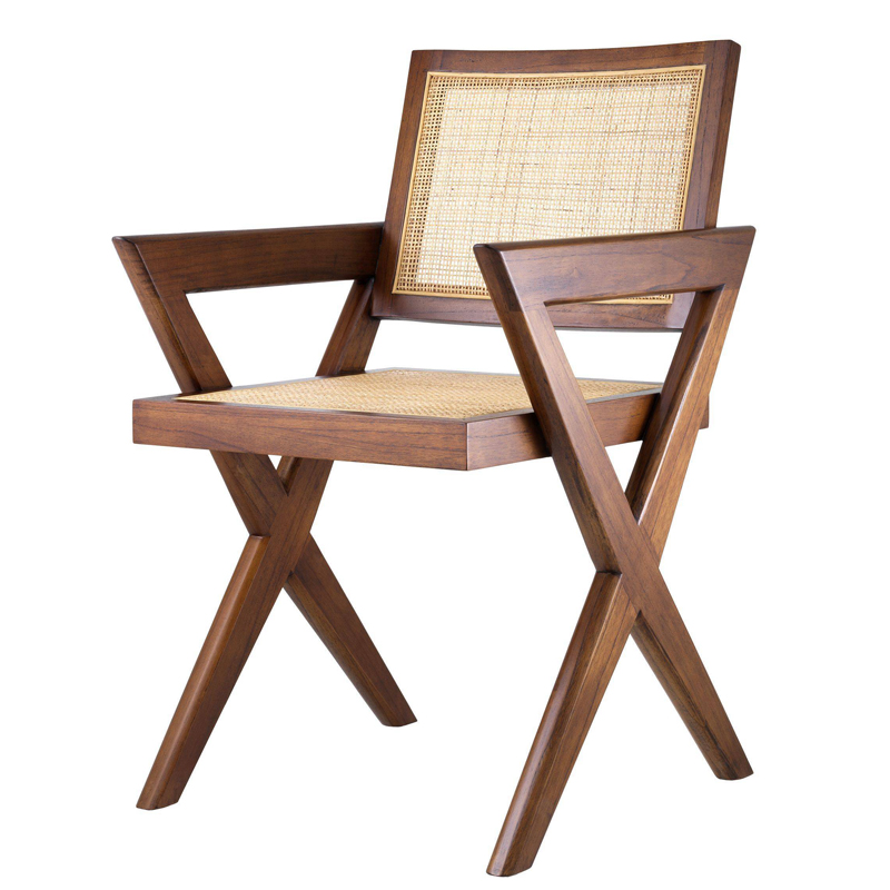  Eichholtz Dining Chair Augustin brown    -- | Loft Concept 