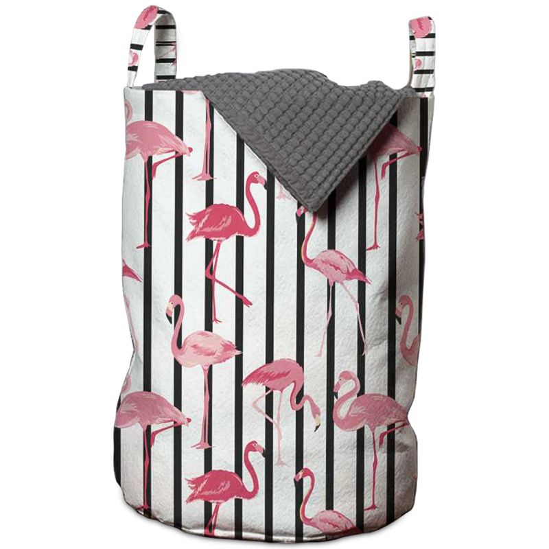  Flamingo Stripes Basket - ̆ ̆  -- | Loft Concept 