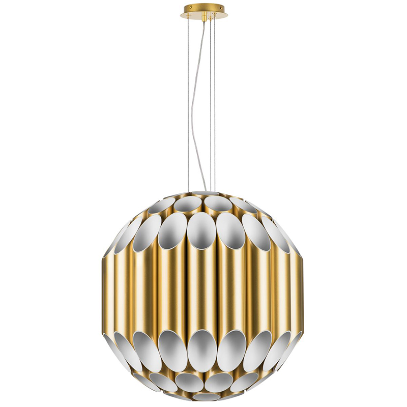 Люстра Garbi Gold Pipe Organ Chandelier 80 Золотой Белый в Ростове-на-Дону | Loft Concept 