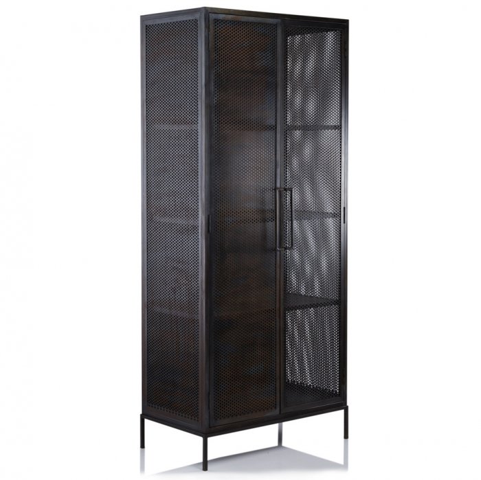  Industrial Loft Dark Metal Tali Cabinet   -- | Loft Concept 