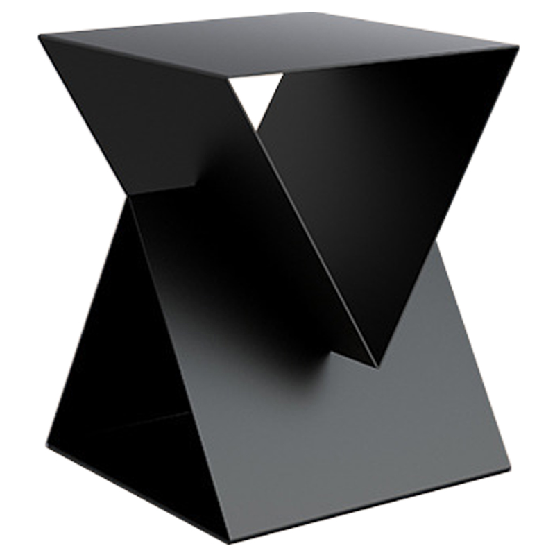   Two Triangles Black Side Table   -- | Loft Concept 