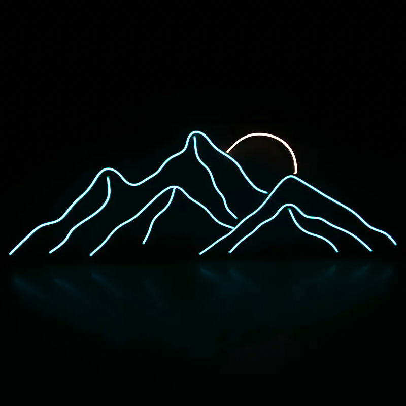   Mountains Neon Wall Lamp  ̆   -- | Loft Concept 