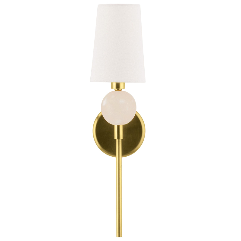 Бра Arteriors MENDEE SCONCE GOLD Золотой Белый в Ростове-на-Дону | Loft Concept 