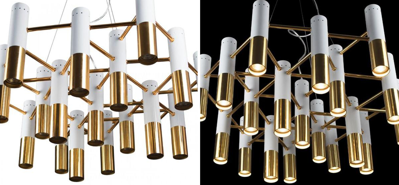 Люстра IKE Delightfull Pendant Белый цвет Диаметр 80 см - фото