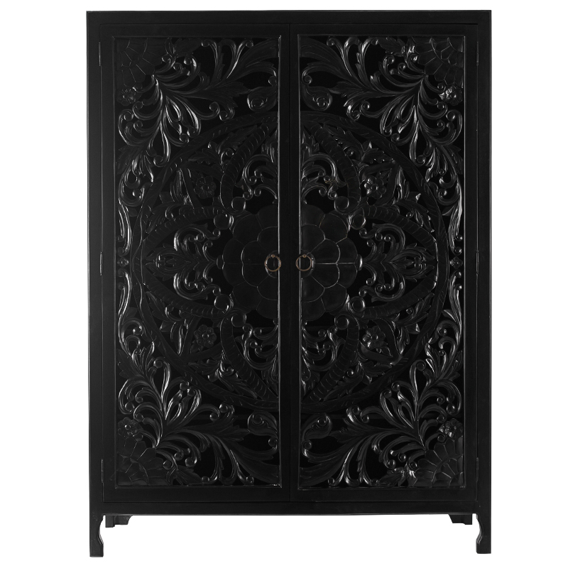  Beauden Lace Cabinet Black   -- | Loft Concept 