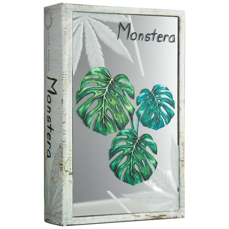 - Monstera Leaves Mirror Book Box     -- | Loft Concept 