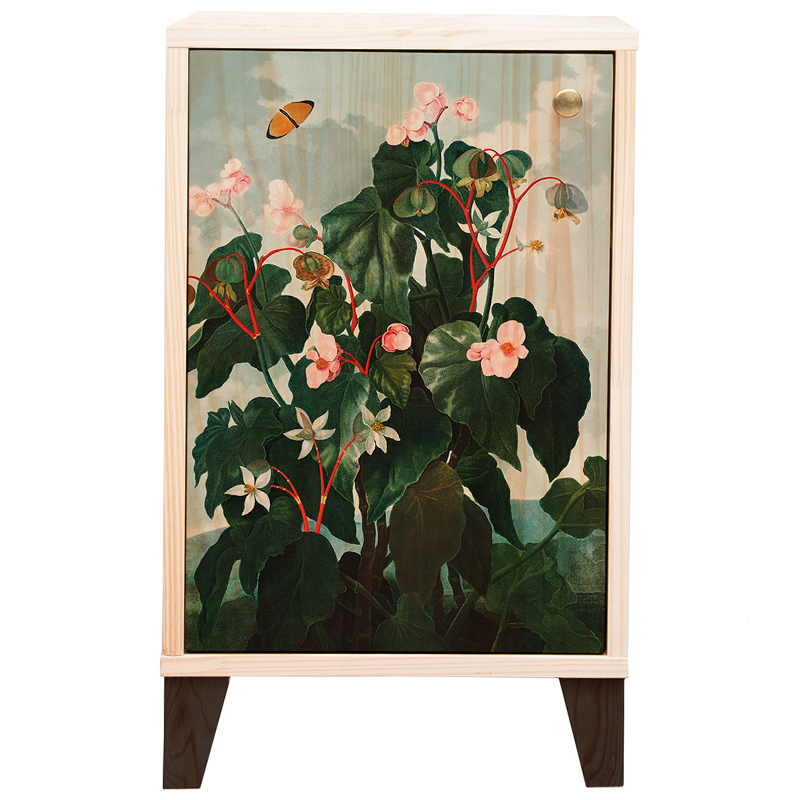     Floral Print Nighstand Natural     -- | Loft Concept 