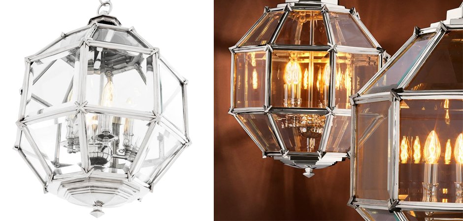 Люстра Lantern Owen Nickel S - Loft-Concept в Ростове-на-Дону