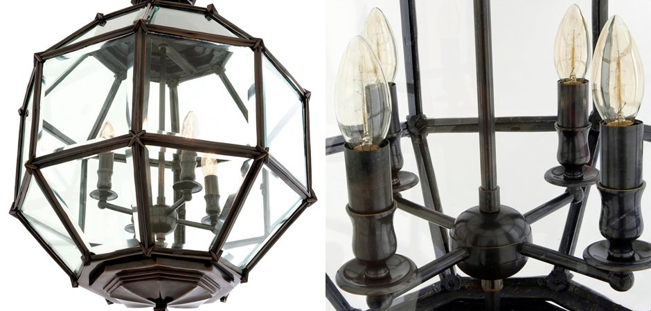 Люстра Lantern Owen Bronze M - Loft-Concept в Ростове-на-Дону