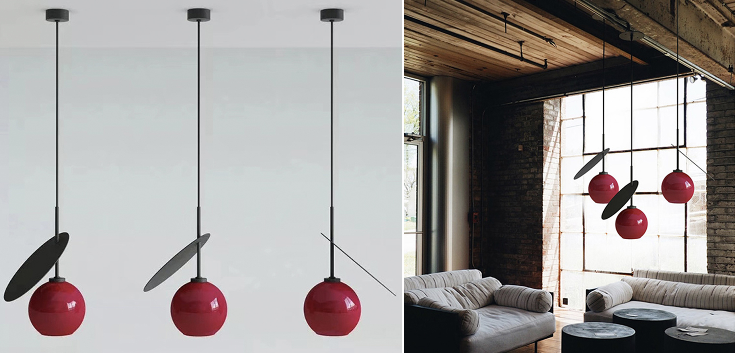 Подвесной светильник Cherry Pendant One Red - фото