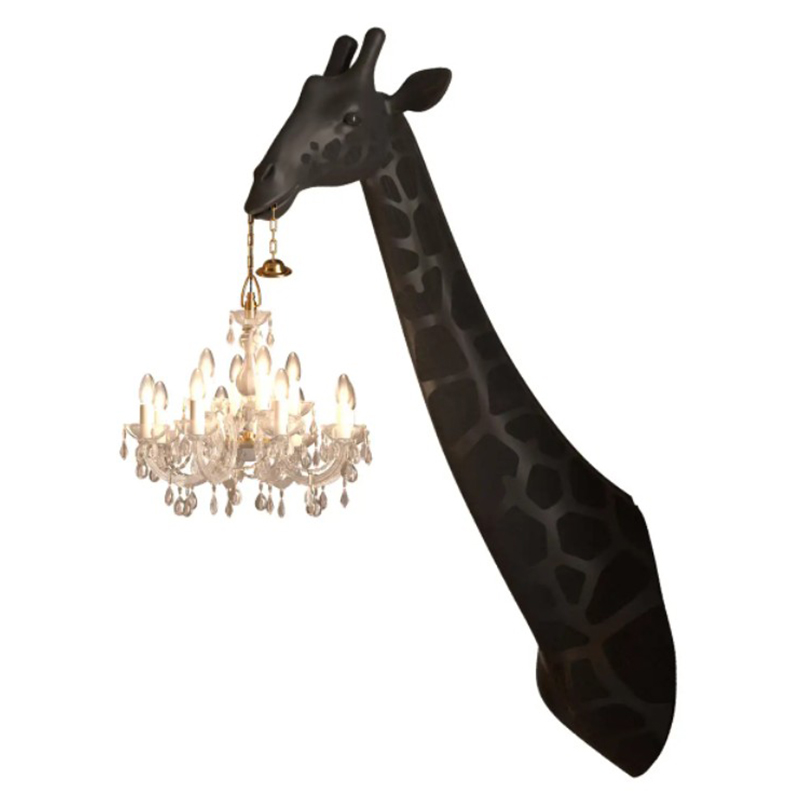   Black Giraffe Wall Lamp Sconce Chandalier   -- | Loft Concept 