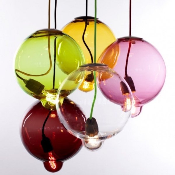  Cappellini Meltdown Suspension Lamp   (Amber)  (Gray)   (Red)   (Rose)  -- | Loft Concept 