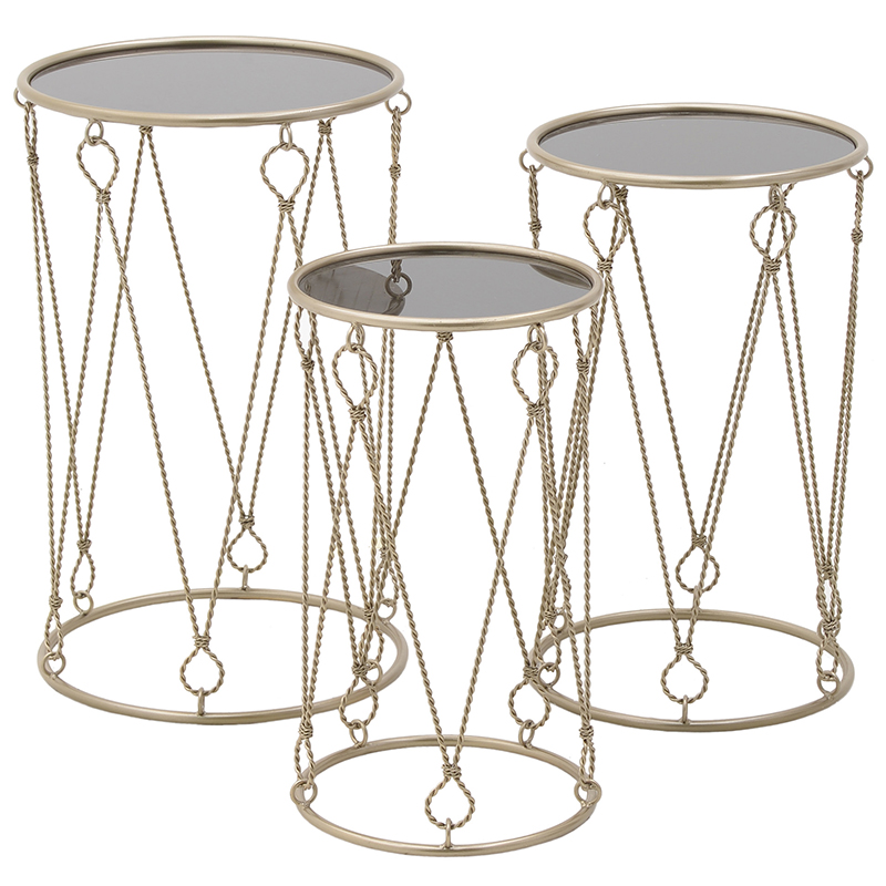   3-   Metal Rope Side Tables   -- | Loft Concept 