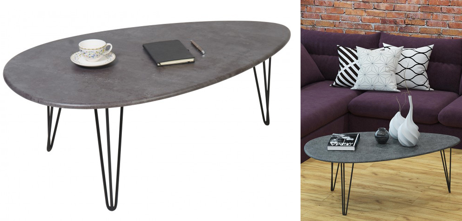 Кофейный стол Dorian Coffee Table gray - фото
