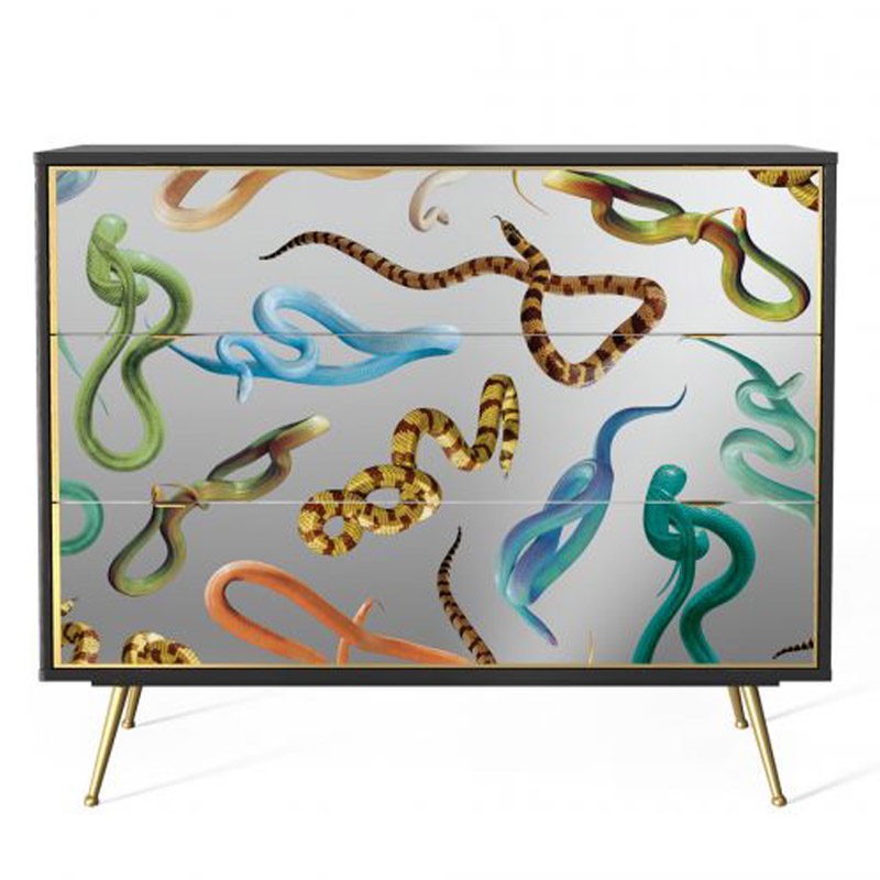  Seletti Chest of Three Drawers Snakes   -- | Loft Concept 