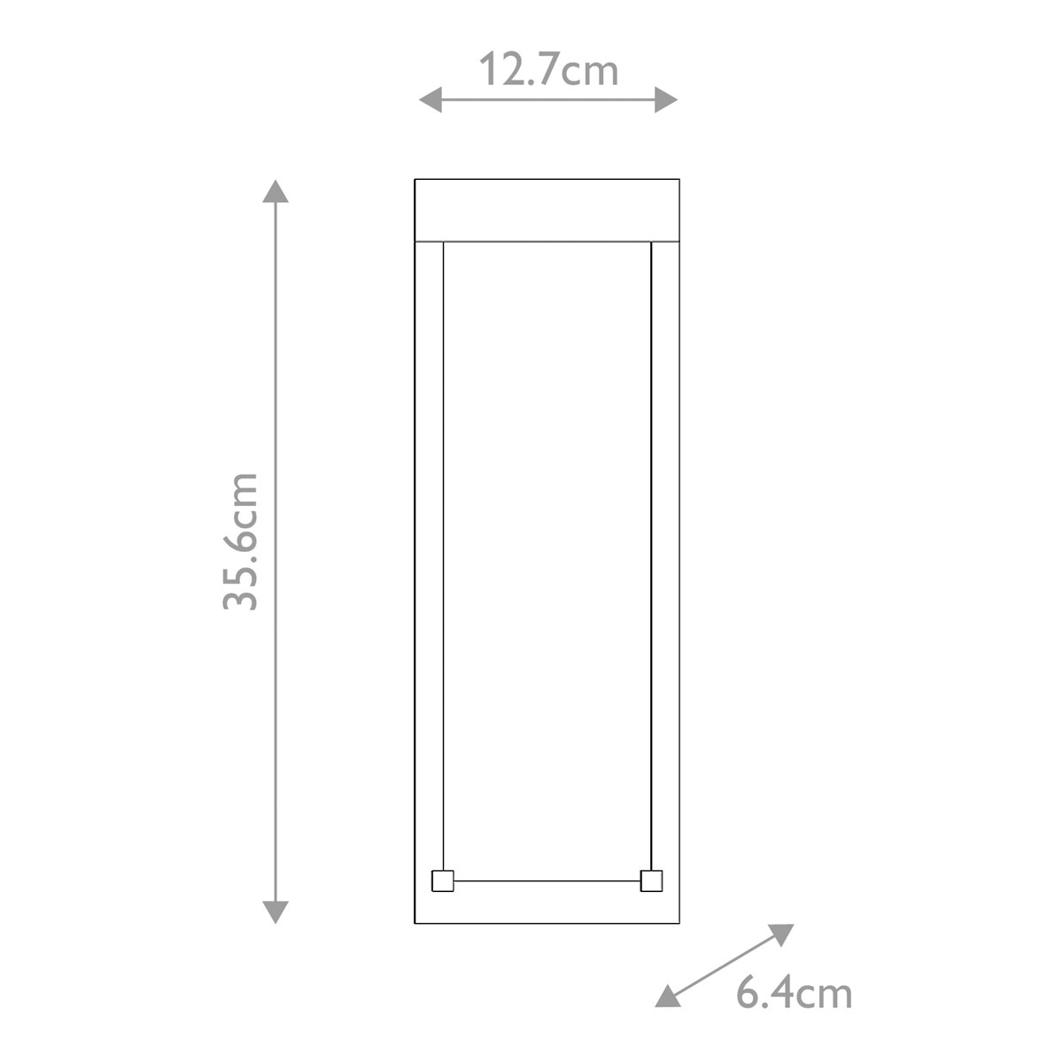 Настенный фонарь уличный прямоугольный черного цвета со стеклом с пузырьками Eurofase в Ростове-на-Дону