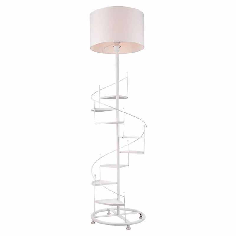  Spiral Staircase Floor Lamp White   -- | Loft Concept 