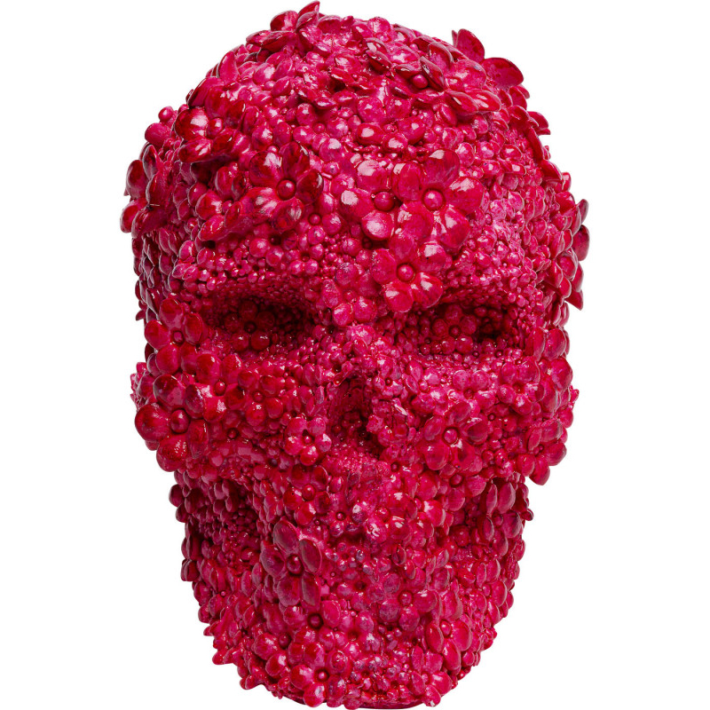  Pink Skull made of Flowers  (Crimson)  -- | Loft Concept 