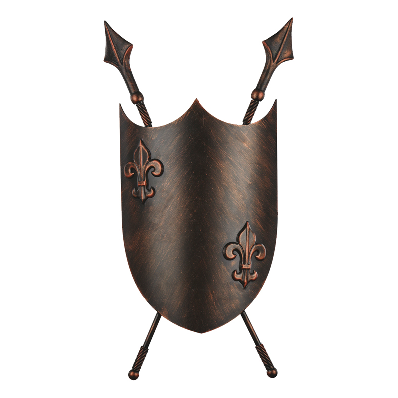  Shield Heraldic Lily Sconce    -- | Loft Concept 