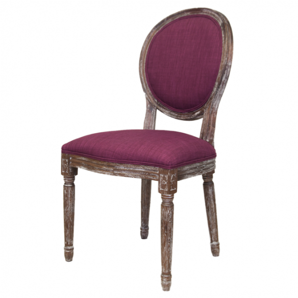 Стул French chairs Provence Violet Chair Фиолетовый Коричневый в Ростове-на-Дону | Loft Concept 