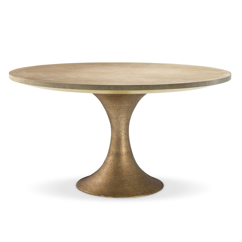   Eichholtz DINING TABLE MELCHIOR ROUND brass   -- | Loft Concept 
