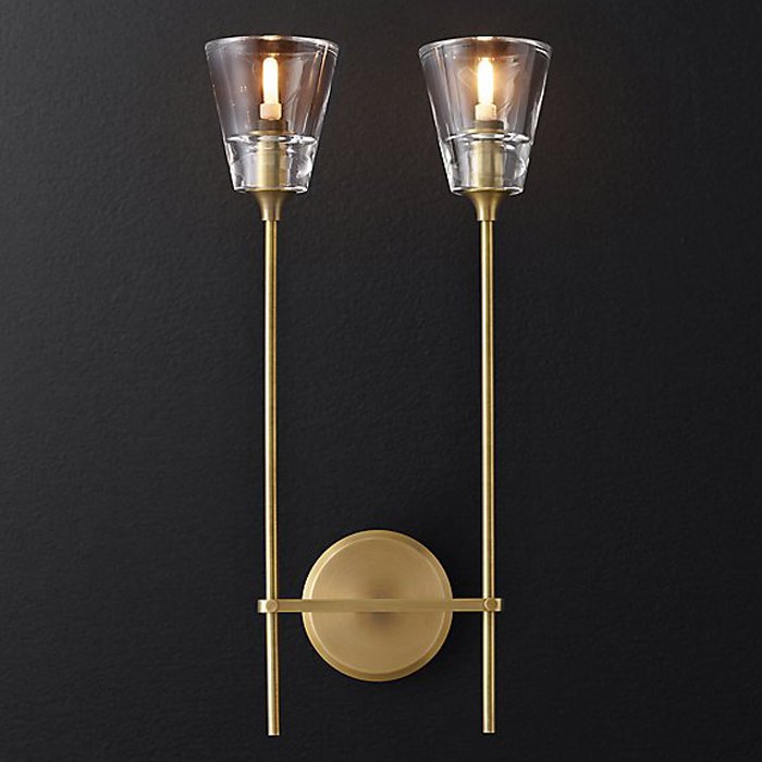  RH Torche De Verre Double wall lamp   -- | Loft Concept 