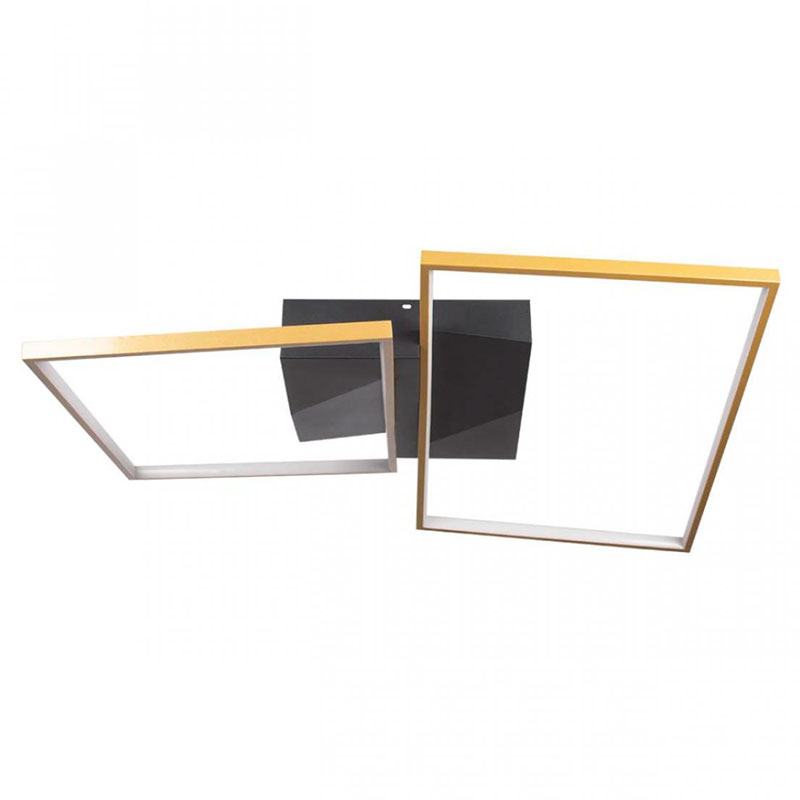   Black square and rectangle Gold    -- | Loft Concept 