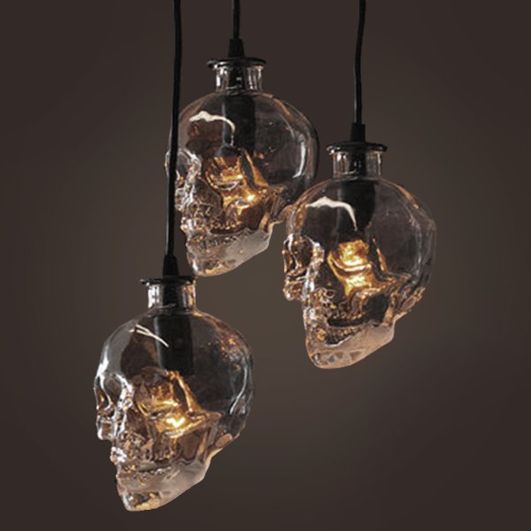   Glass Skull Pendant   -- | Loft Concept 