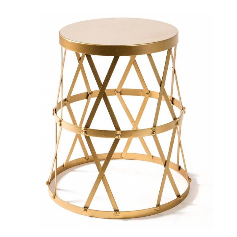   Metal Round Drum    -- | Loft Concept 