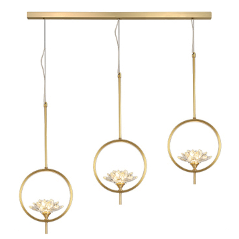     Lotus flower Clear Glass lamp 3     -- | Loft Concept 