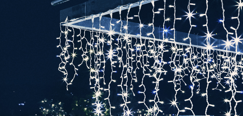 Светодиодная Гирлянда-Бахрома с Белым светом - Loft-Concept в Ростове-на-Дону