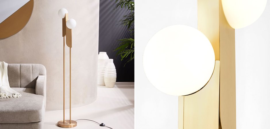 Торшер Two ball floor lamp Торшер Two ball floor lamp - Loft-Concept в Ростове-на-Дону