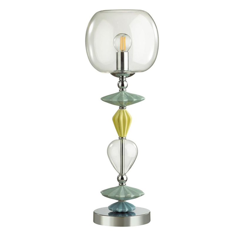   Iris Glass Table lamp Candy chrome  (Transparent)      -- | Loft Concept 