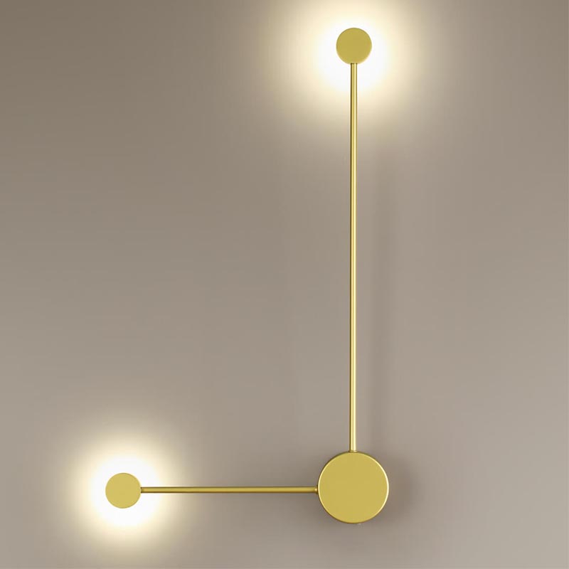  Pin Wall Light Gold Angle   -- | Loft Concept 