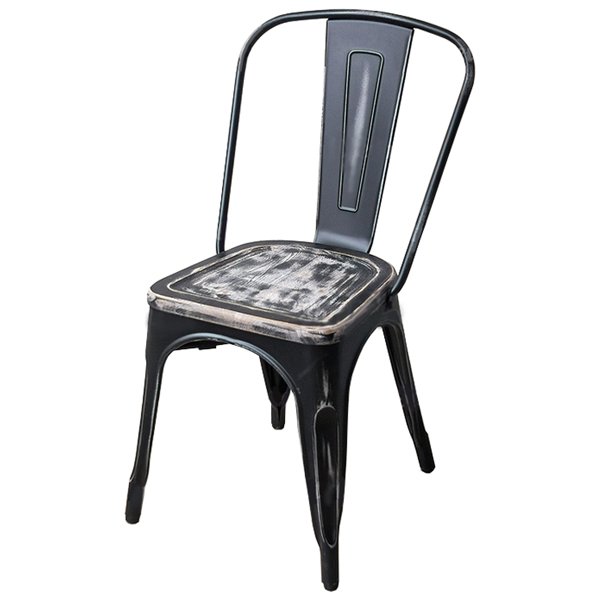   Tolix Chair Vintage Wood    -- | Loft Concept 