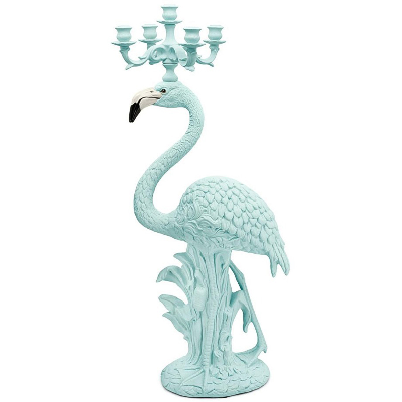  Candleholder Flamingo Bisc. Azure Matt ̆  -- | Loft Concept 