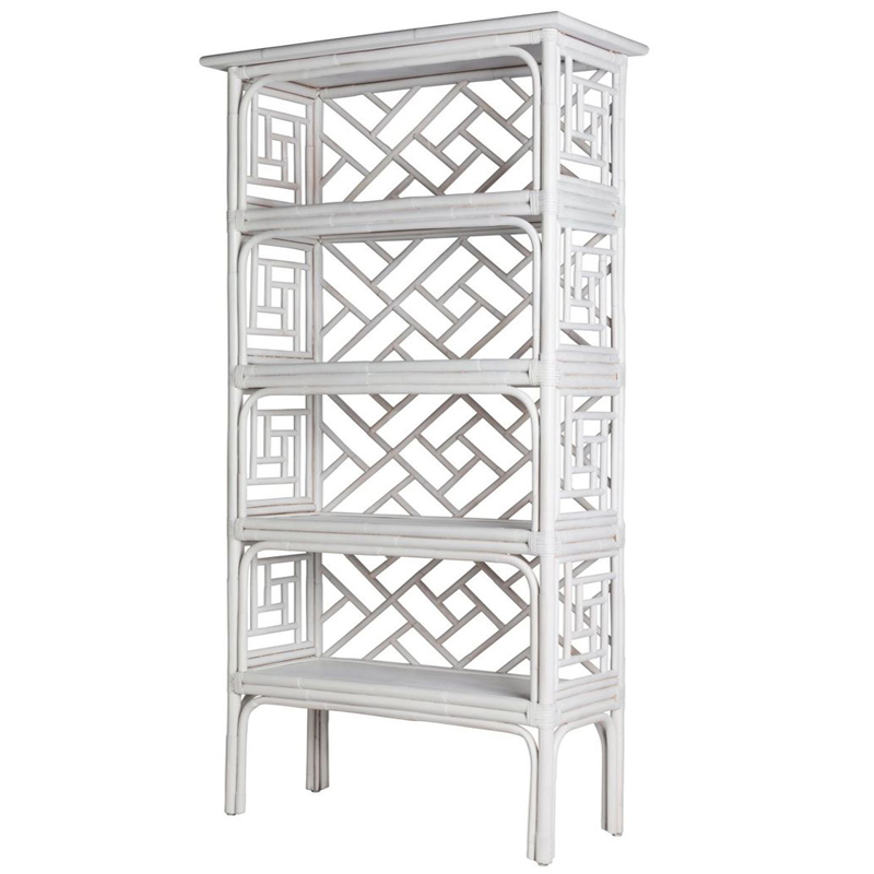   Bamboo Chippendale Etagere White   -- | Loft Concept 