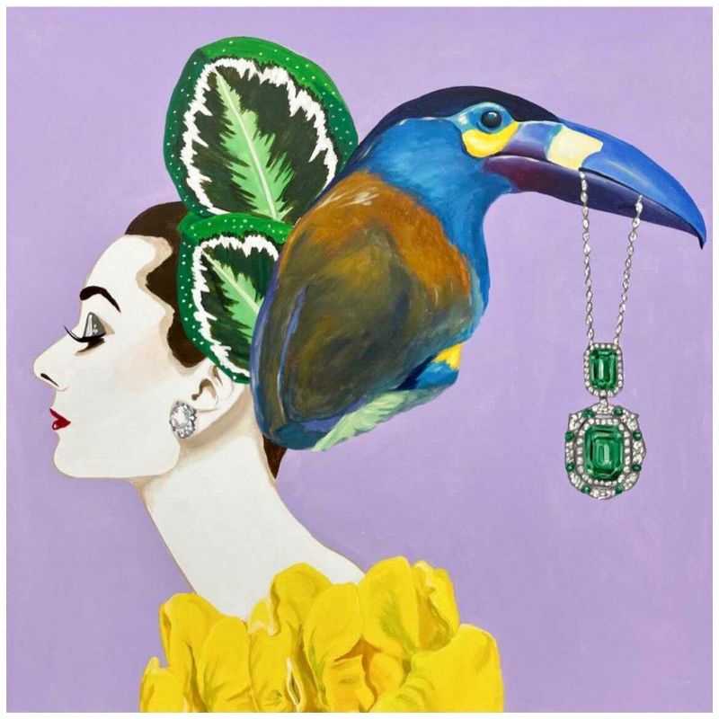  Audrey with Blue Toucan Headdress   -- | Loft Concept 